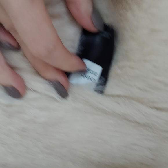 ***SOLD***Bebe faux suede jacket in creamy taupe color, Size Small - Picture 13 of 15